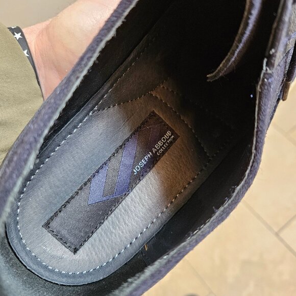 Joseph Abboud Men's Blue Suede Shoes, Sz 13 - Picture 15 of 16